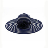 Summer Beach Oversize Folding Foldable Wide Brim Chinese Custom Wholesale Cheap Paper Straw Hats Sun For Women With Logo - FashionByTeresa